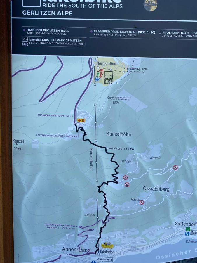 Hundefreundliche Bergwohnung Neben Der Skipiste - Mittelstation Skigebiet Gerlitzen Kanzelhohe Eksteriør billede
